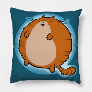 Orange Tabby Sphere Cat Pillow