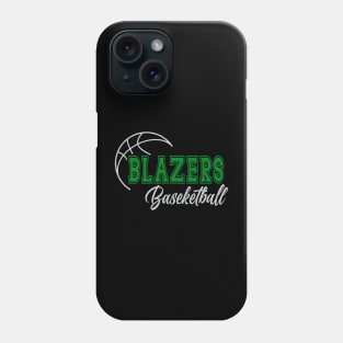 Classic Name Blazers Vintage Styles Green Basketball Phone Case