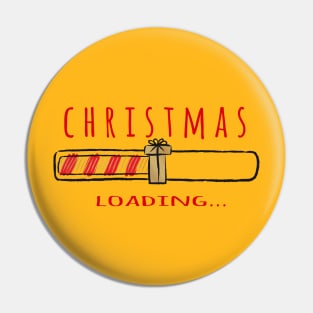 Christmas loading - Happy Christmas and a happy new year! - Available in stickers, clothing, etc Pin