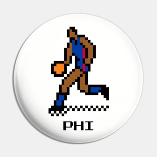 8-Bit Basketball - Philadelphia Pin