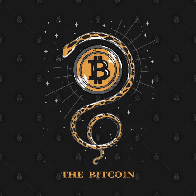 Tarot Card Bitcoin, The Snake by DoggyPrint