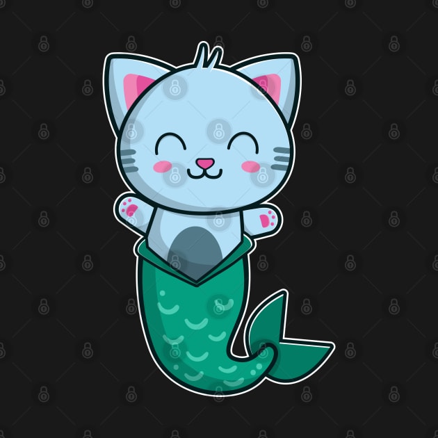 Purrmaid Cat Lover Mermaid Kitty Magical Meowmaid Gift graphic by theodoros20