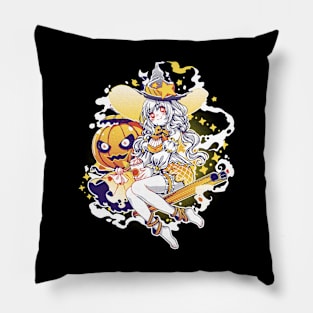 Pumpkin Spice Witch Pillow