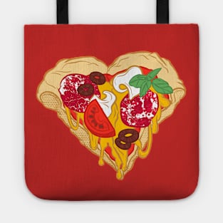 Pizza is my true Valentine Tote