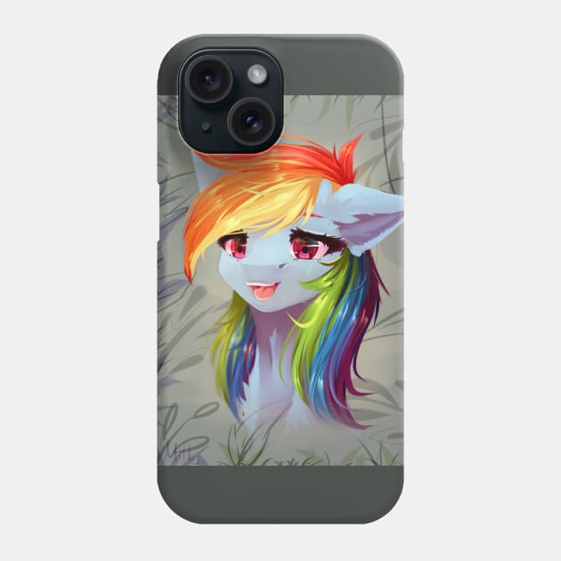 Happy Rainbow Dash Phone Case by MilkFav03