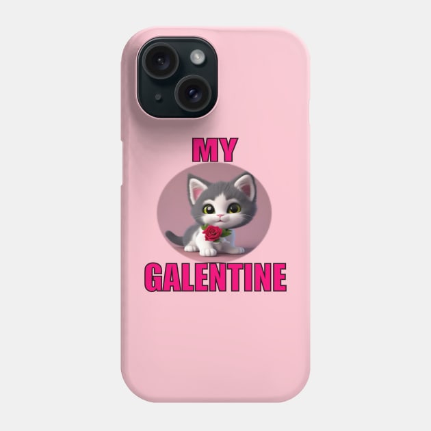 My galentines kitty Phone Case by sailorsam1805