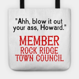 Member Rock Ridge Town Council (Front/Back Print) Tote