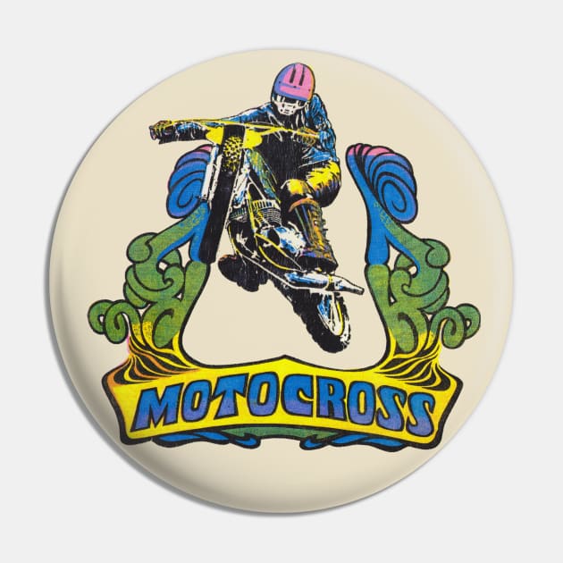 Vintage Motocross -1970s Pin by Grinner Mountain