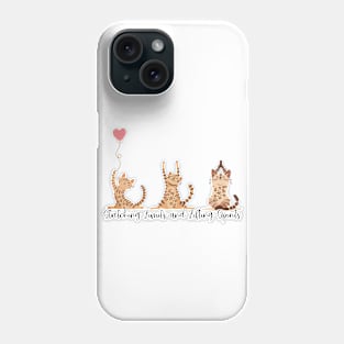 Bengal Cat Yoga Phone Case