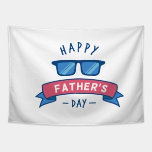 Happy Fayher's Day Glasses Tapestry