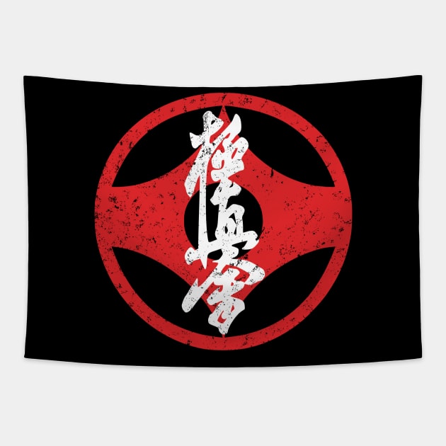 Kyokushin Kaikan Karate Symbol Kyokushinkai Tapestry by Beltschazar