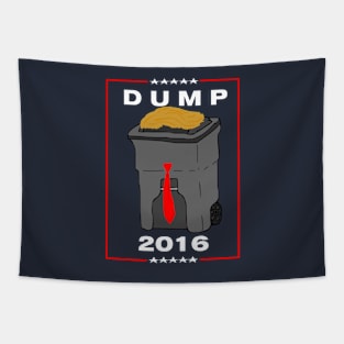 DUMP FOR PRESIDENT! (Red) Tapestry