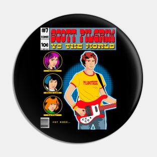 Scott Pilgrim comic cover Pin