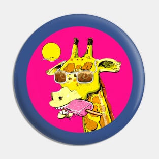 giraffe traveler Pin