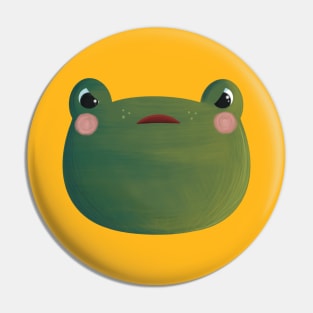 Angry Frog Pin