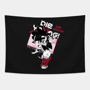 SK8 The Infinity ''DIE YOUNG'' V1 Tapestry