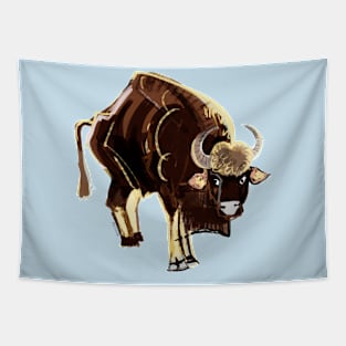 Gaur bull #2 Tapestry