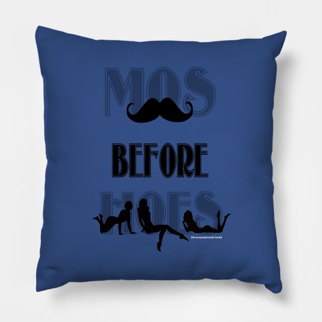 Mos Before Hoes Pillow by theenvyofyourfriends