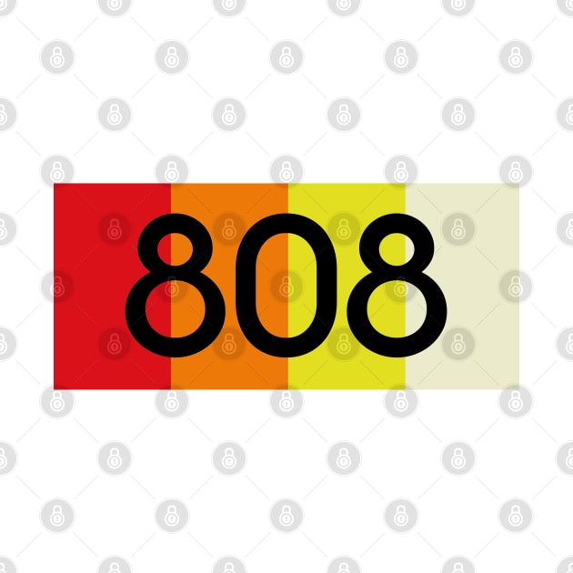 TR-808 STRIPES & FONT #5 by RickTurner