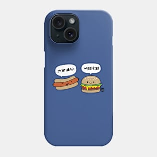 BURGER HOT DOG Phone Case