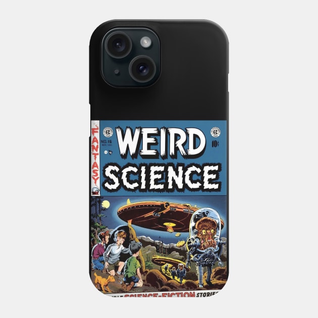 Vintage Sci Fi Comic Book Phone Case by jtees40