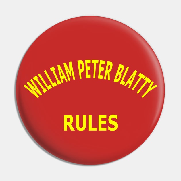 William Peter Blatty Pin by Lyvershop