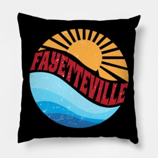 Lovely Name Flowers Proud Fayetteville Classic Styles Pillow