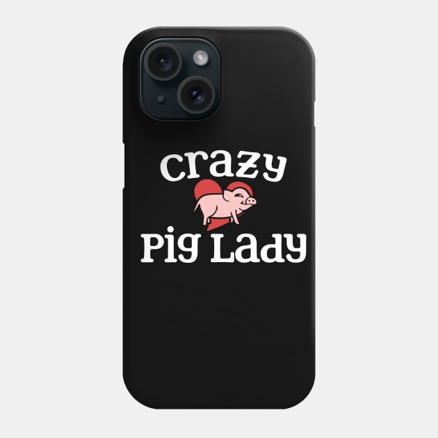 Crazy Pig Lady Phone Case by bubbsnugg