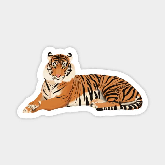 Tiger Magnet by College Mascot Designs