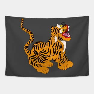 Happy tiger Tapestry