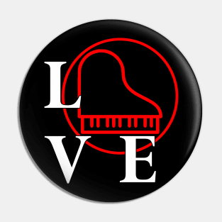 I love to play Piano for Pianist music lover Pin