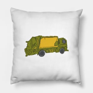 Garbage Truck Pillow