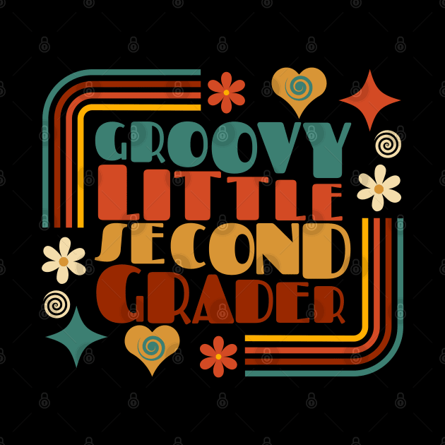 Groovy Little SECOND Grader First Day of School by Myartstor 