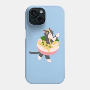 Silly Ramen Bowl Cat Phone Case