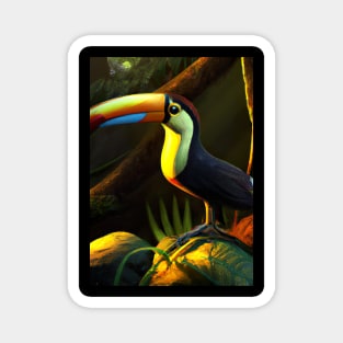 Toucan in Jungle Magnet