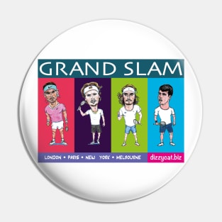 Grand Slam tennis players - Clay court battle 2022 Pin