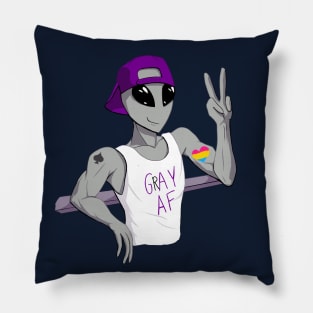 Panromantic Ace Alien Pillow