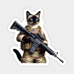 Tactical Cat Magnet