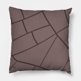 A mosaic in pink Pillow