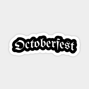 Octoberfest Typography Magnet