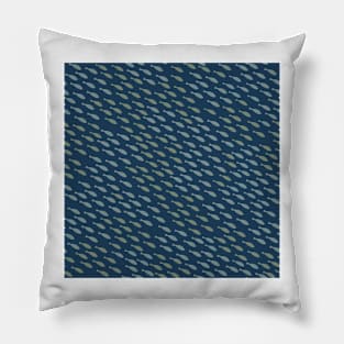 School of Fish on Navy Pillow