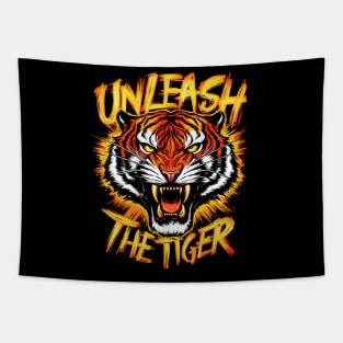 Unleash The Tiger Tapestry