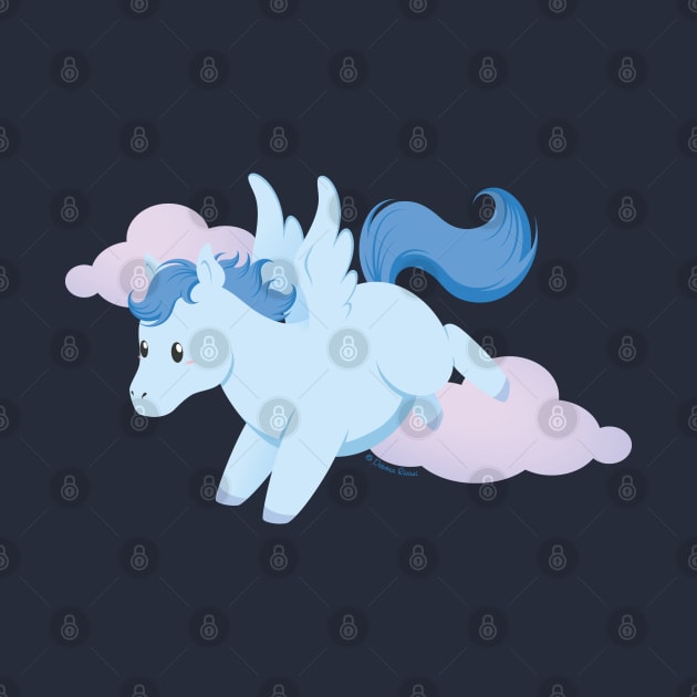 Kawaii fantasy animals - Pegasus by SilveryDreams