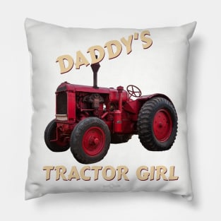 Daddy's tractor girl Pillow