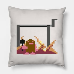 B.C. Bill - Fire Pixel Art Pillow