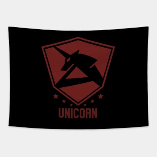 UNICORN EMBLEM Tapestry