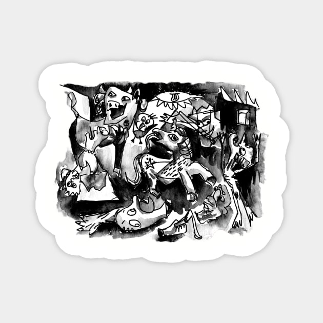 Guernica Magnet by Luis Quintano