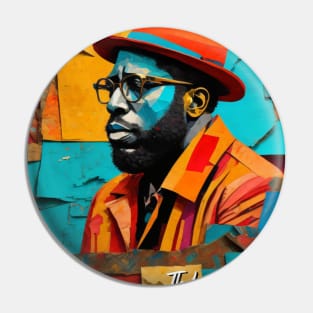 Thelonious Monk // Paper Art Pin