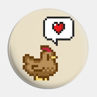 Cute Chicken 2 Pin