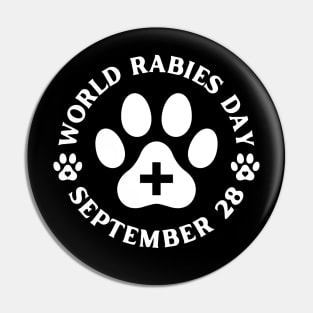 World Rabies Day September 28 Pin